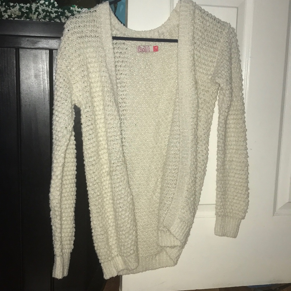 Knitted Cream Cardigan